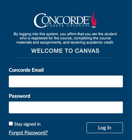 concorde login portal.